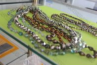 Glass Beads PVD Plating Machine / Glass Beads  Dark Silver Decorative PVD Coating Equipment
