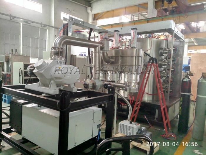 PVD Vacuum Coating Machine on Inox Products ,  Gold Plated For Golf Irons Parts