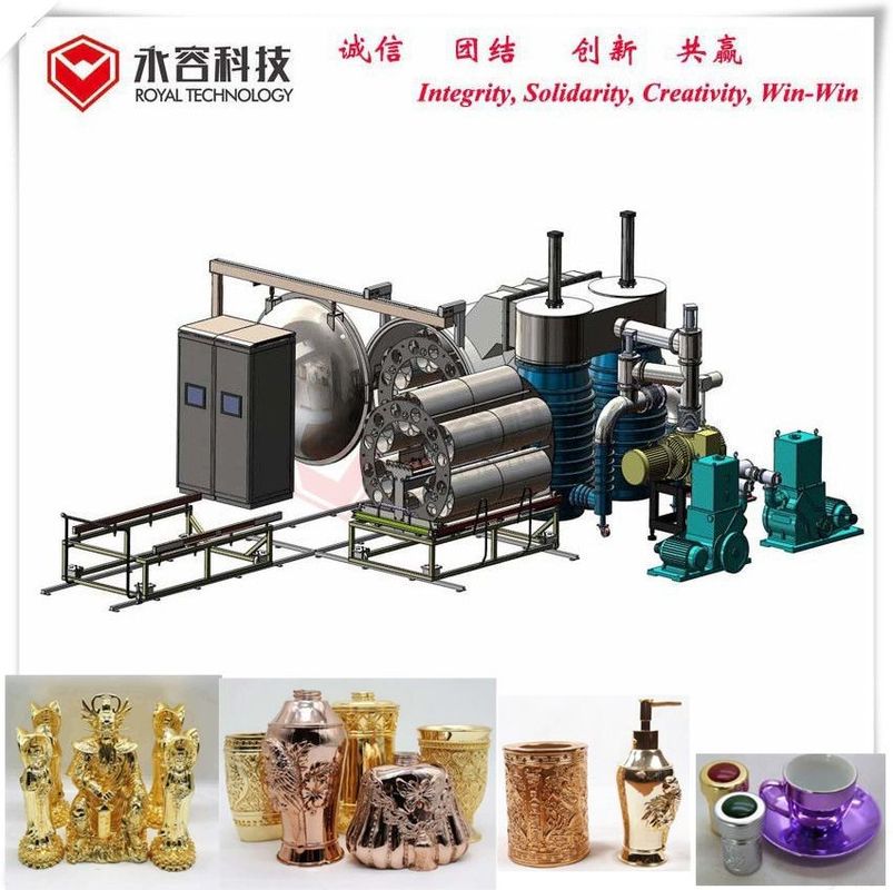 Art Work Thermal Evaporation Coating Unit With Horizontall Orientation Chamber