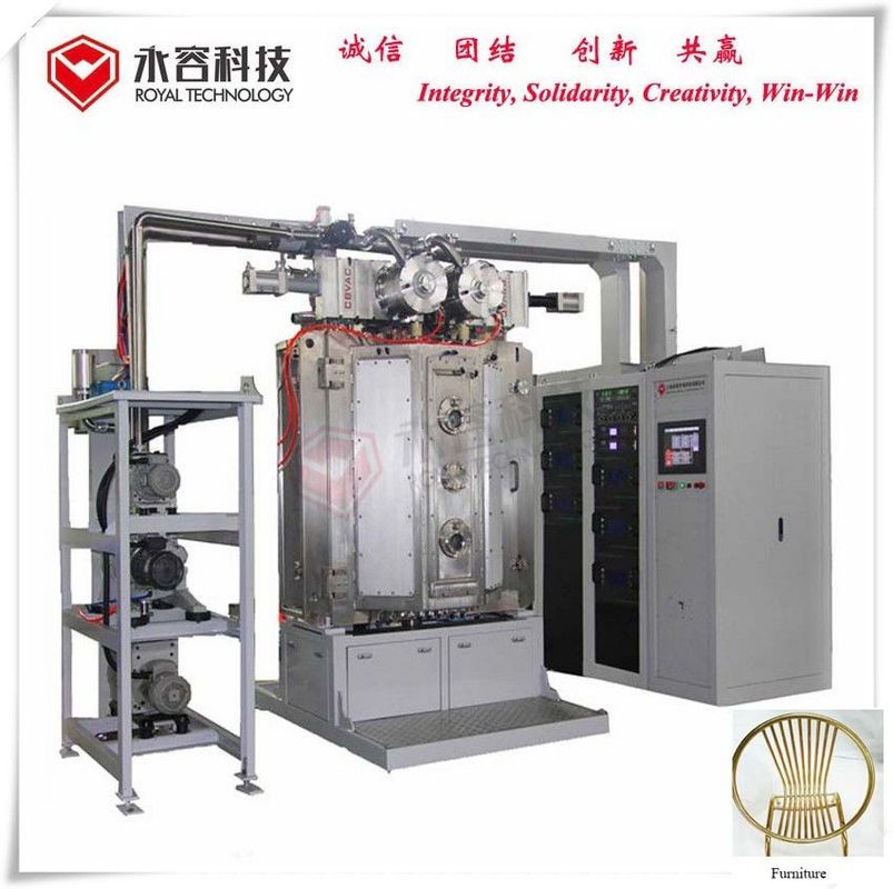 Furniture Titanium Nitride PVD Coating Machine , SS furniture PVD arc