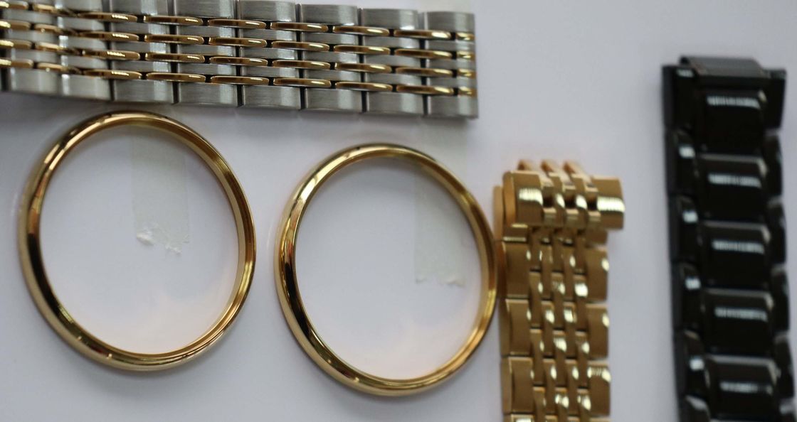 Stainless Steel Watches Chain PVD Vacuum Coating Services, Arc Plating Rose Gold Coating Service China supplier