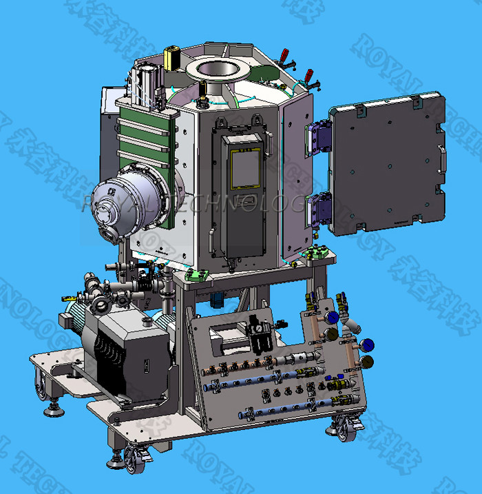 ITO Glass Magnetron Sputtering Coating Machine ,  Ag / SiO Layer For Eletronic Display