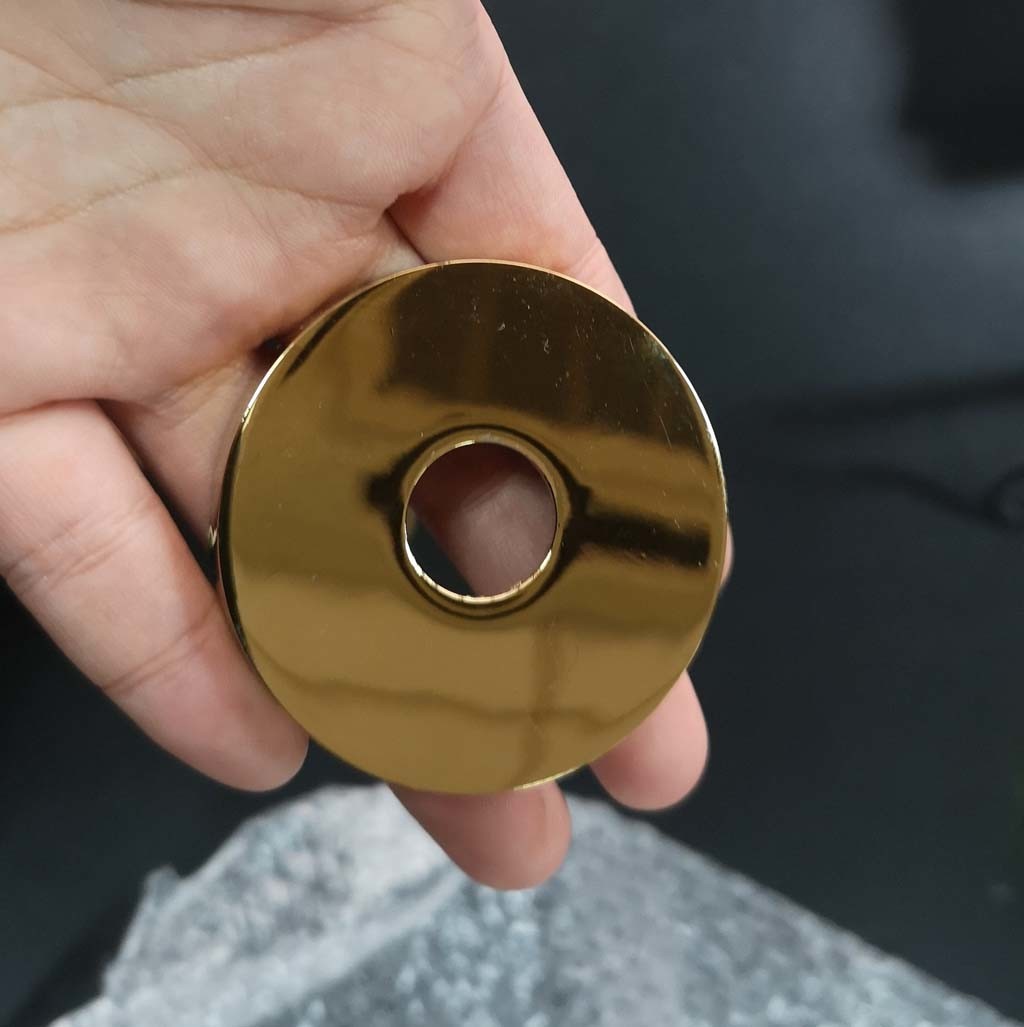 Brass Alloy Security Locks Parts PVD Coating, Metal Locks TiN gold