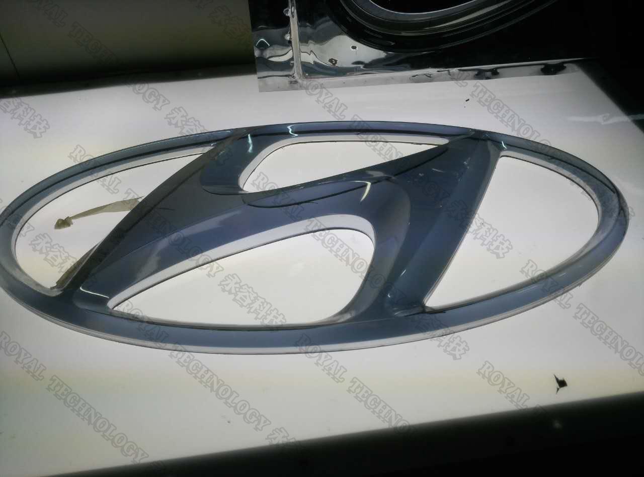 UV Base Coating Vacuum Metalizing Services For 3D Acrylic Letters Logos
