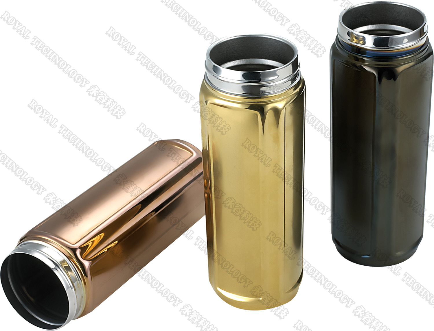 SS Vacuum Flask Decoration Titanium Nitride Coating Machine /  Copper Thermal Resistance Film deposition