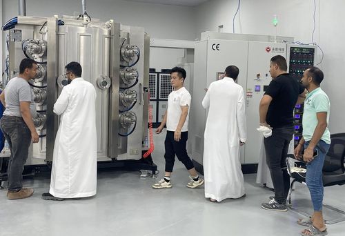 Latest company news about RT1800-PLUS glassware coating machine has been built in KSA