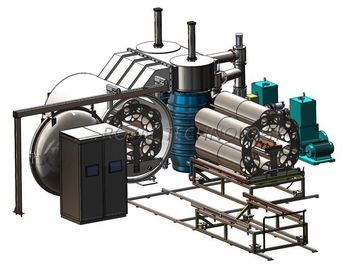 Good price Horizontal Vacuum Metalizing Machine， Glass Bangle PVD Vacuum Coating Machine online