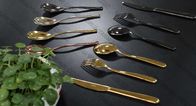 Stainless Steel Flatware PVD Coating Service ,  Cathodic Arc Plating Rose Gold , Copper Colors