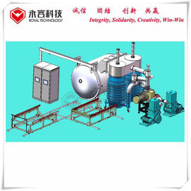 Good price Horizontal Vacuum Metalizing Machine High Reflective Single Door Structure online
