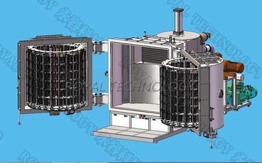 Good price 2 - Doors Copper PVD Vacuum Coating Machine,  Resistance Thermal Filament Evaporation Metallizing System online