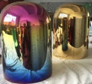 Good price PVD Coating Service  on Glass Candle Holder, Glass ware Decorative coatings by PVD Plating online