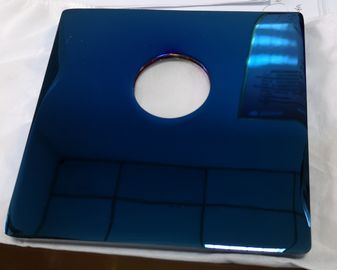 Good price Blue Color PVD Coating on metal parts,   brass alloy PVD blue coating service online
