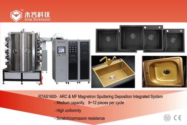 Good price Stainless Steel Sinks Titanium Nitride Coating Machine, TiN coating on kitchen sinks online