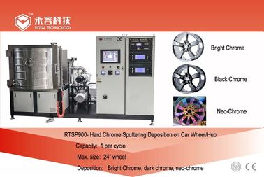 Good price Auto Wheel Hard Chrome Plating Machine , Car Rims DC Magnetron Sputtering Machine online