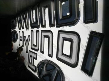 Good price PMMA  Illuminated 3D Led Car Logo Board,  Acrylic 3D Forming and Vacuum Metallizing Service online
