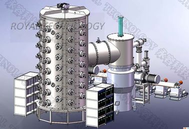 Good price Gold Tin Coating Equipment For Ceramic Tiles , Titanium Nitride Pvd Plating Machine online