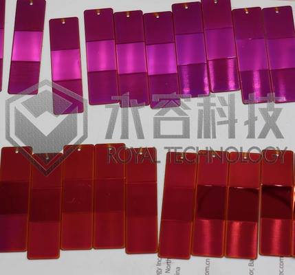 Good price The new PVD coating: PVD purple color , PVD reddish, PVD brass green, PVD navy blue, baby-blue coatings online
