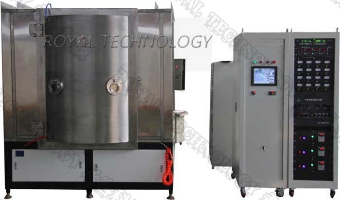 Vertical Ion Plating Machine , Arc Evaporation Decorative Coating On ...