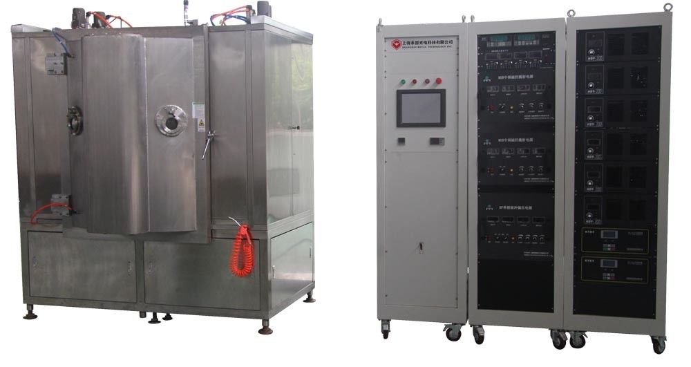 IPG TiN Gold Vacuum Coating Systems , Stainless Steel Tableware TiN  Hard Coating Machine