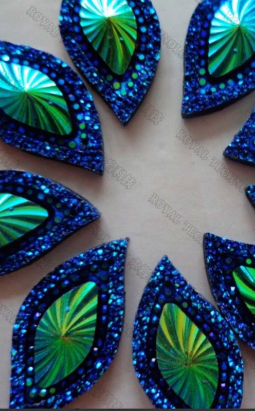 Decorative Colored  PVD Coating Service, Glass beads, Crystal parts PVD decorative coatings