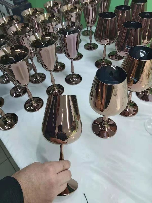 Pvd Coating Service On Glass Candle Holder Glass Ware Decorative Coatings By Pvd Plating