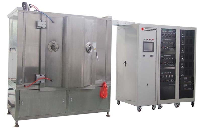 Stainless Steel Black Thin Film Coating Machine,  MF Sputtering Deposition System With CE Certification