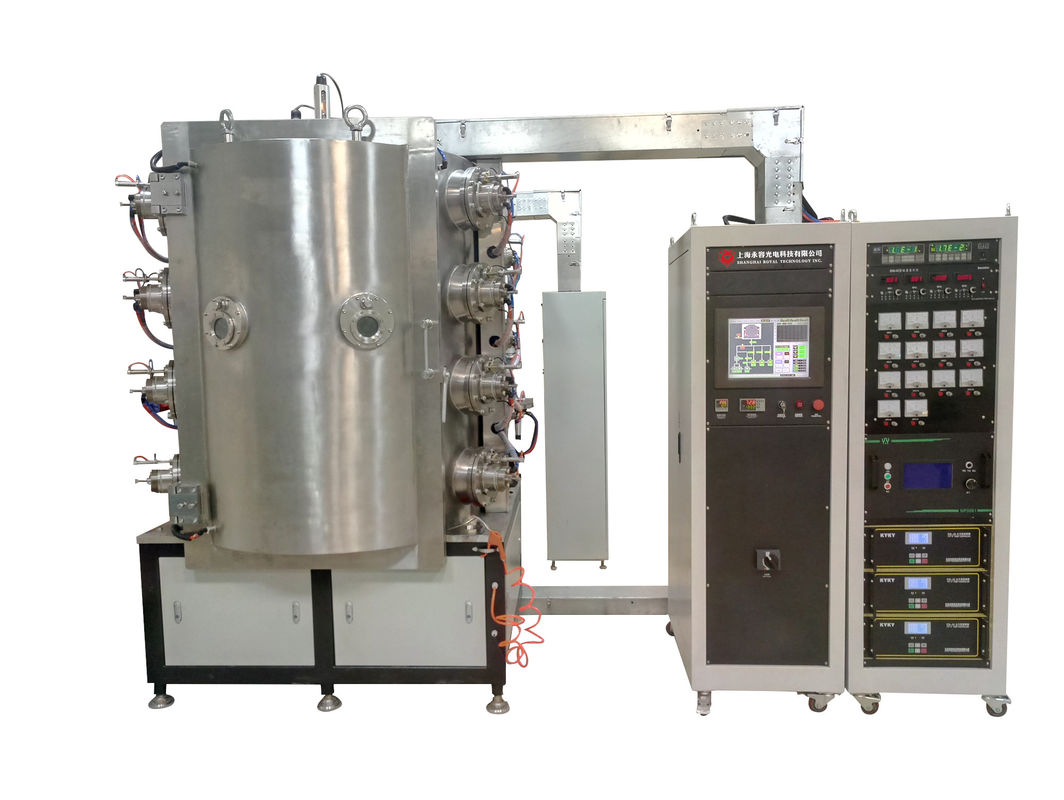 Vertical Orientation Glass Coating Machine,  PVD Glass Smoking Weed Pipes Decorative Coatings