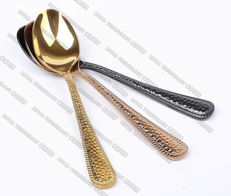 Stainless Steel Forks Spoons And Knives PVD Gold Plating