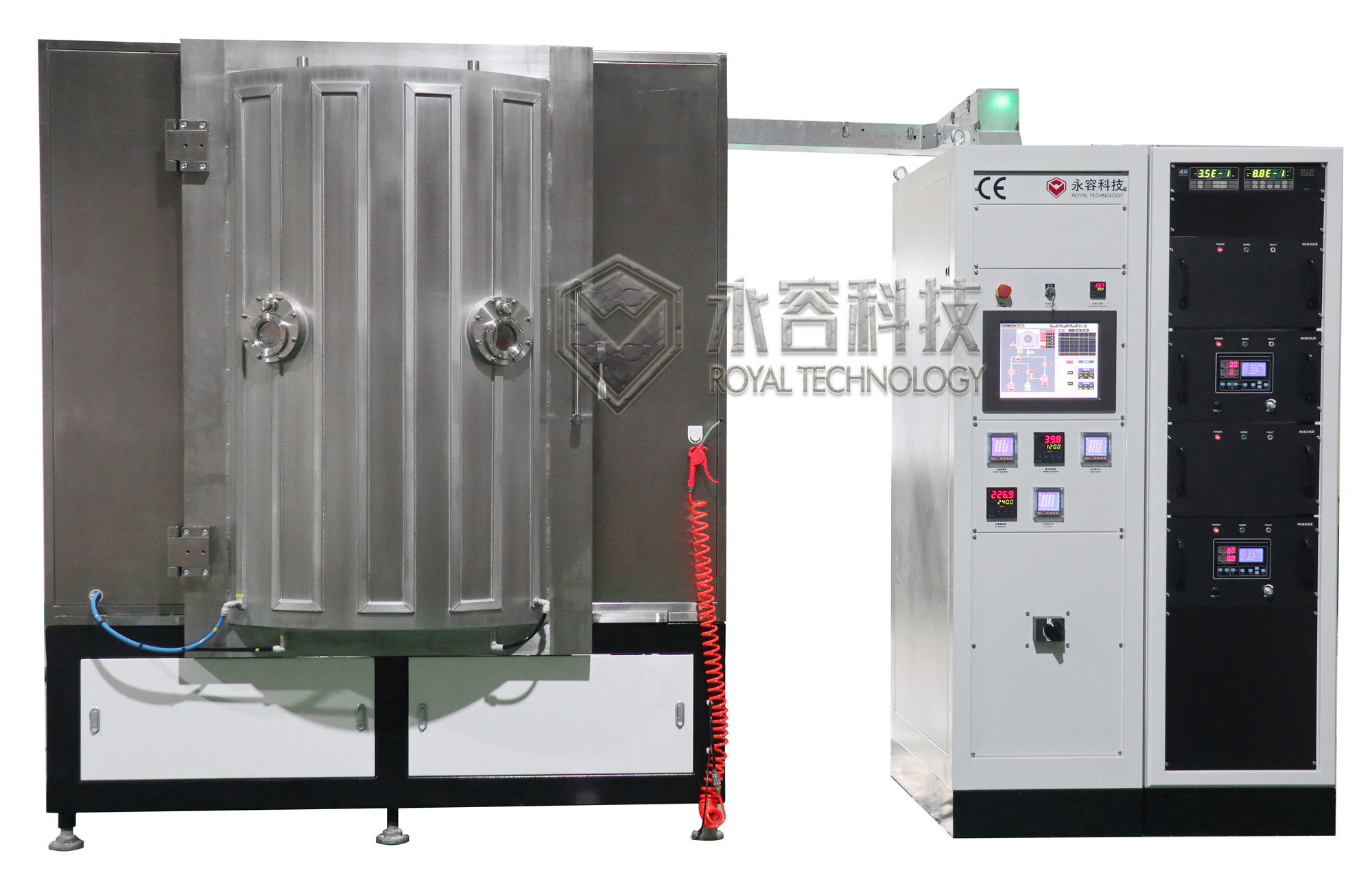 PVD Magnetron Sputtering Chrome Coating machine On Automotive Aluminum ...