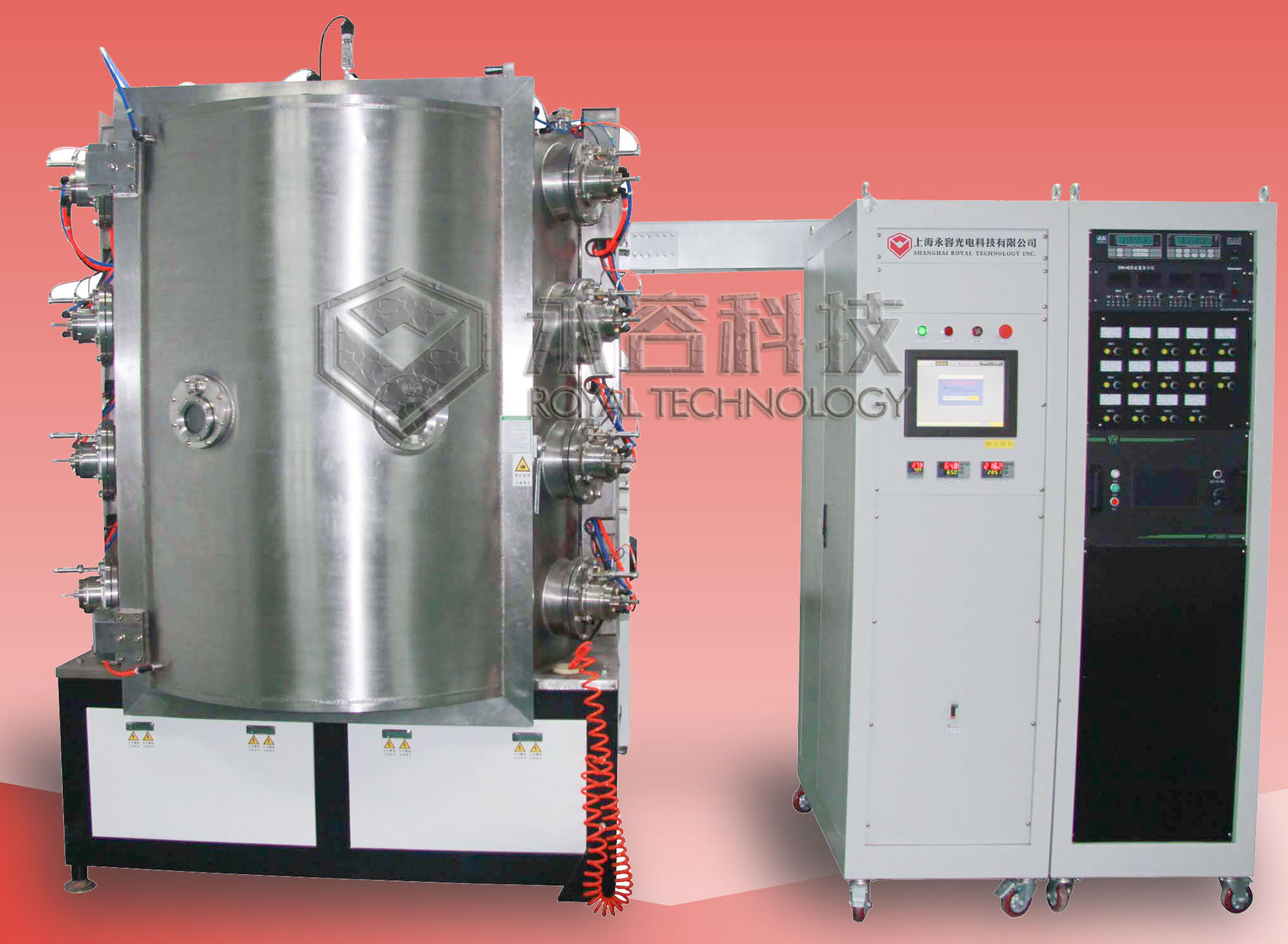 Stainless Steel Fruit Dishes Ion Plating Machine / TiN Gold Steel Dishes Vacuum Coating Machine