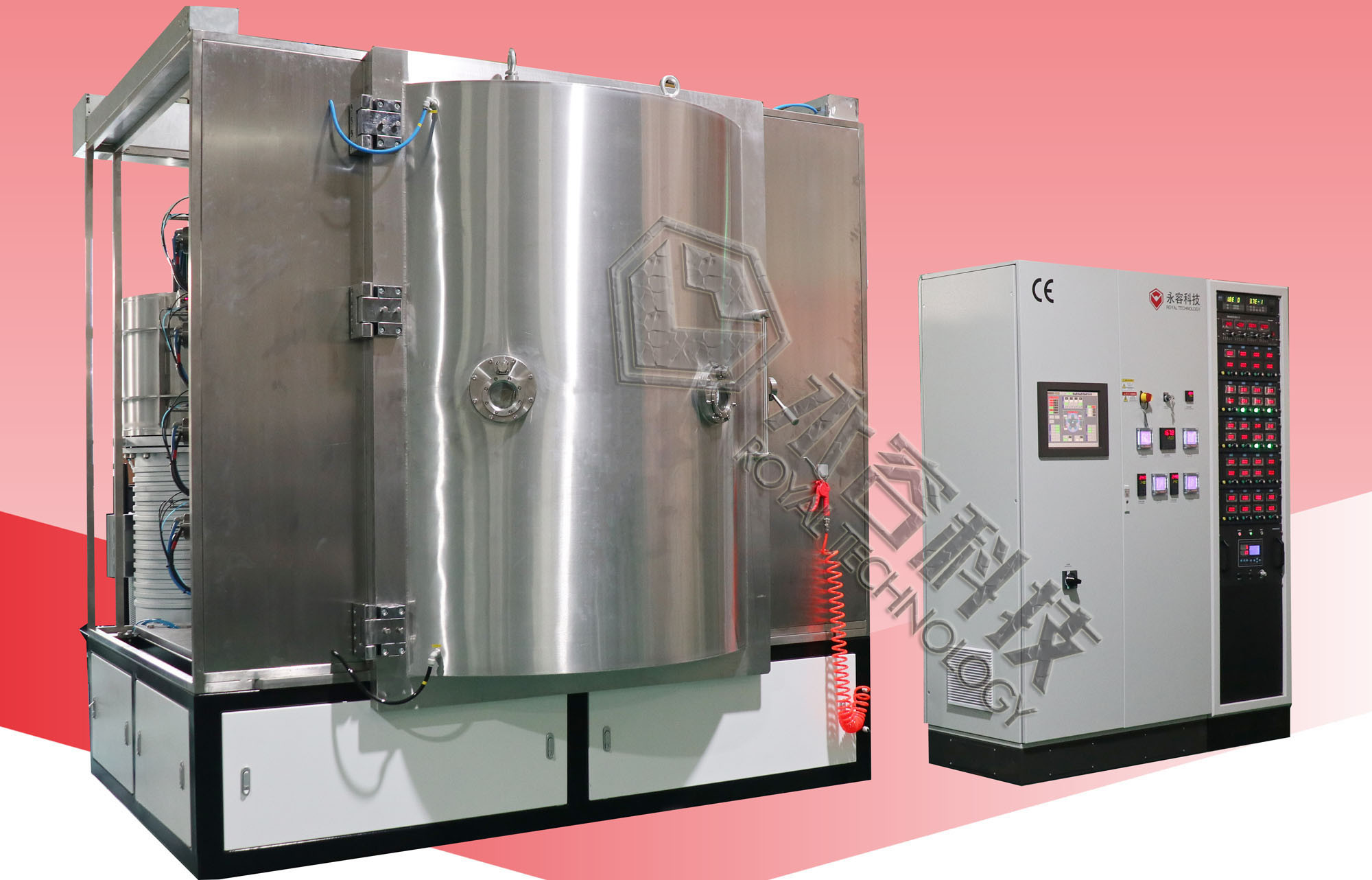 High Vacuum Glass Coating Machine PVD Decorative Coating System