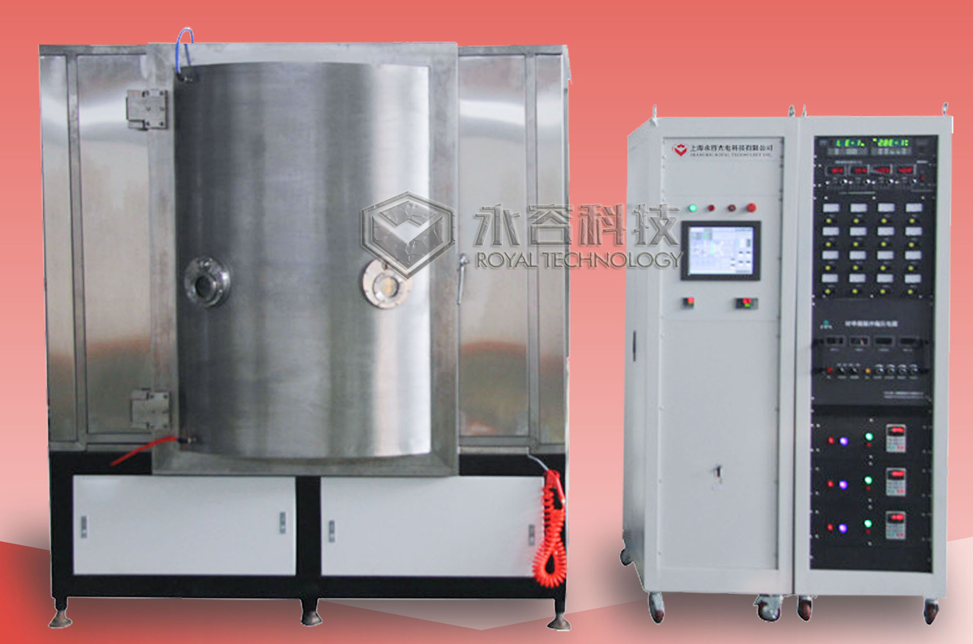 Ceramicware PVD Gold Ion Plating Machine ,  TiN Gold And Ti Silver Ceramic Coatings