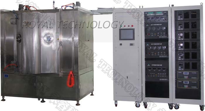 Automatic Metal Alloy Lighter PVD Plating Machine , Cathodic Arc Vacuum Coating Machine