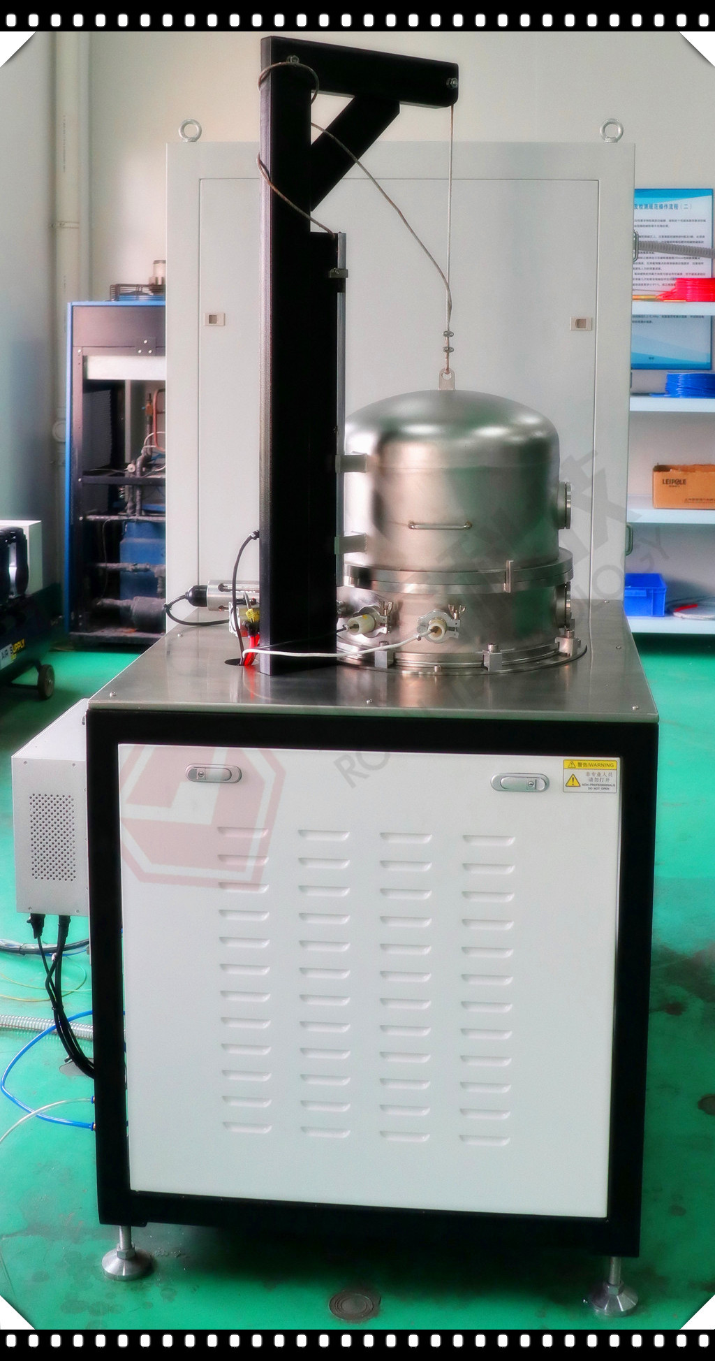 Bell Jar Vacuum Metallizing System C60 Inductive Deposition Machine CE