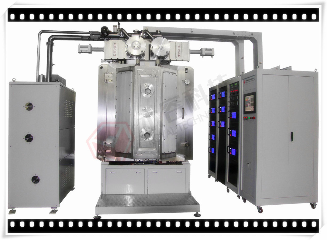 R & D Multiple - Functions Vacuum Coating Equipment MF / DC Sputtering Cathodes, with Linear Ion source device