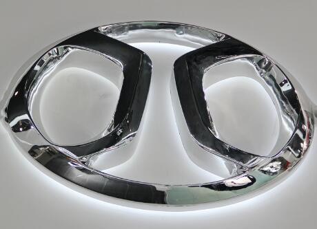 Acrylic PVD Chrome Vacuum Metallizing Machine For Portable Frontlit Acrylic LED Light Car Logo