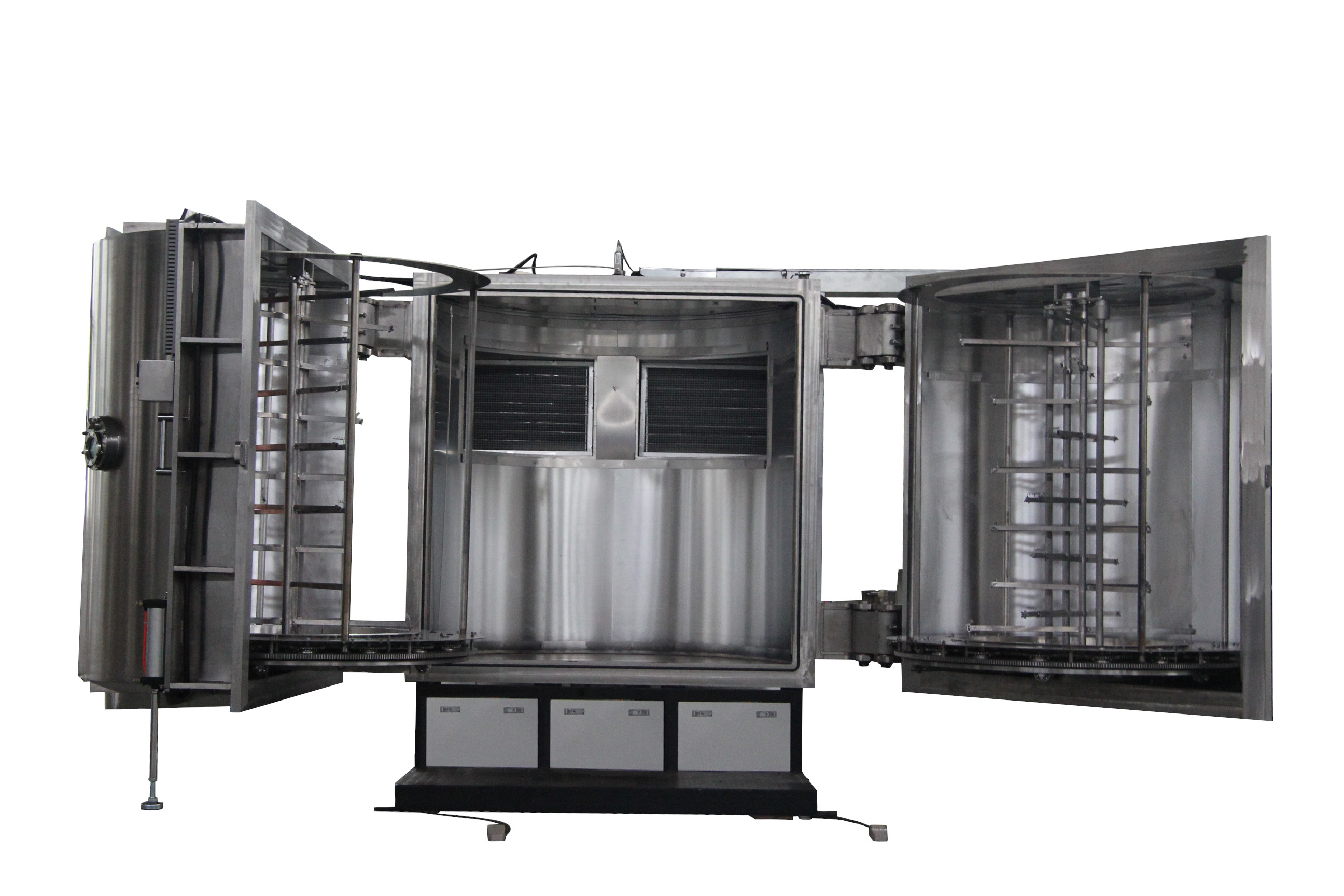 EMI Shielding Film Vacuum Deposition Machine ,  2 Doors Chamber For Cellphone