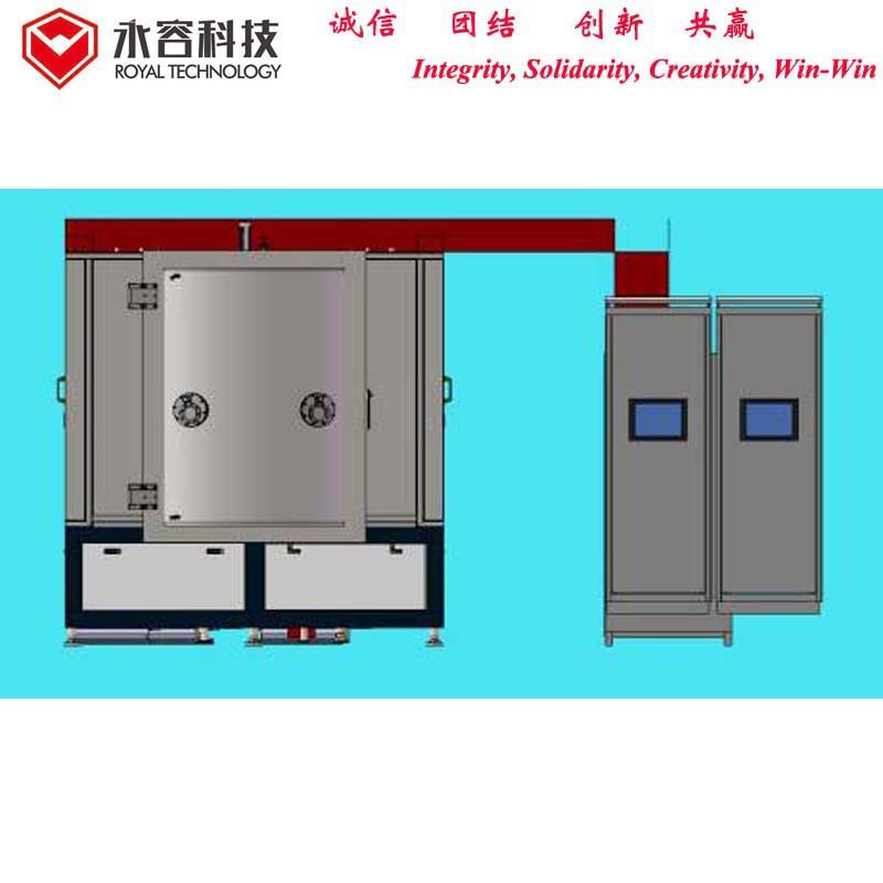 Coffee Cups Or Spoon PVD Ceramic Coating Equipment , Ion Plating Machine