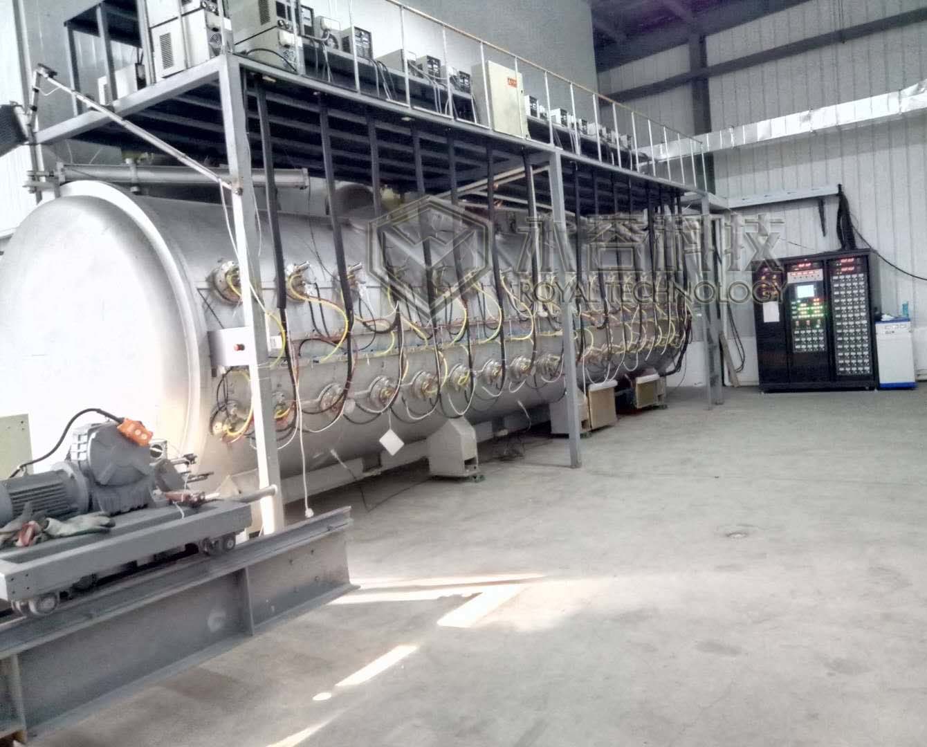 Horizontal Multi-Arc Coating Machine for  SS Pipes and SS Sheets, Stainless Steep Pipes Gold Plating