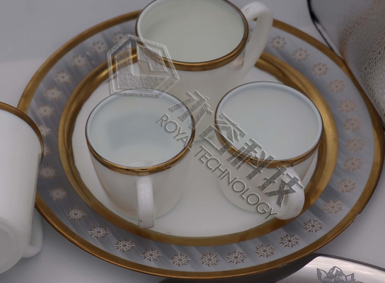 Glazed Ceramic PVD Coating Equipment Titanium Oxide Plating On Ceramic And Glasswares