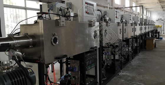 Multiple Chambers Roll To Roll Continuous Magnetron R2R Inline Sputtering Deposition System