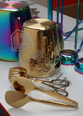 TiN PVD Gold Coating Machine Equipment Titanium Nitride Gold Decorative