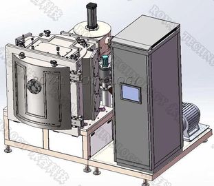 Automotive Wheel Hard Chrome Plating Machine , Aluminum, Chrome DC Magnetron Sputtering on car wheels