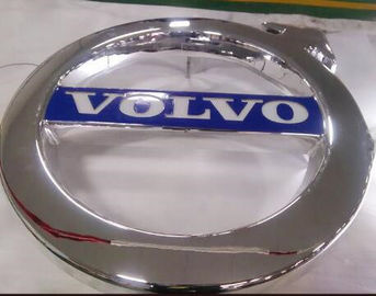 Pvd Chrome Vacuum Metalizing Machine Automotive Logo Chroming Vertical Orientation