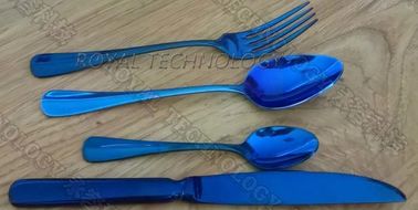 Blue Color PVD Plating Service on Glass, Metal parts