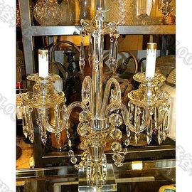 Glass Chandelier Pendant Lighting Gold Plating Glass Lights High Reflection PVD Coater