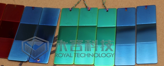 Decorative PVD green color, brass green coatings on Stainless steel panels
