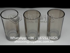 PVD cognac color coating on glassware