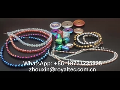 Crystal jewelry, glass jewelry PVD coatings