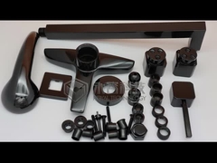 DLC black on faucets and bathroom fittings- matte black, mirror black, PVD brushing